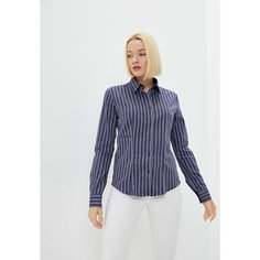 Рубашка BAWER, размер XS, синий/фиолетовый