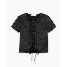 Топ спортивный Gloria Jeans, размер S (40-42), чёрный