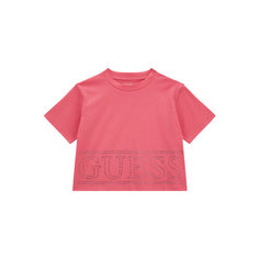 Футболка GUESS, размер 10 лет, розовый