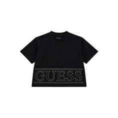 Футболка GUESS, размер 7 лет, черный