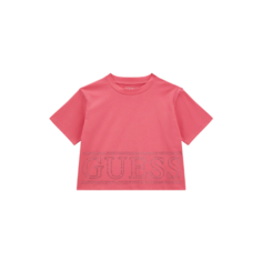 Футболка GUESS, размер 12 лет, розовый