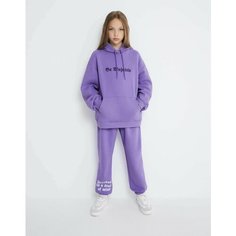 Брюки спортивные Gloria Jeans GJ COOL, размер 12-14л/158-164, фиолетовый