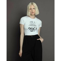 Футболка Gloria Jeans Ready! Steady! Go!, размер 16-18л/170, белый