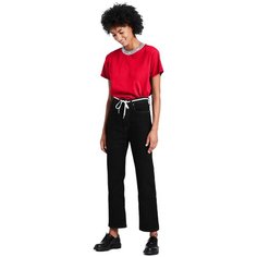 Джинсы Levis Women Ribcage Straight Ankle Jeans, размер 29/29, черный.. Levis®