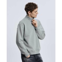 Свитшот Gloria Jeans, размер XS (40-42), , светло-серый