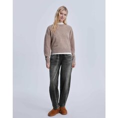 Джинсы бананы Gloria Jeans, размер XS/164 (38-40), серый