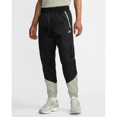 Брюки спортивные NIKE Windrunner, размер S, черный/серый