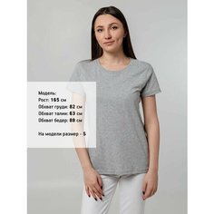 Футболка T-bolka, размер 48, серый