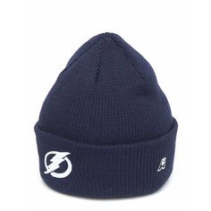 Шапка бини Atributika & Club Tampa Bay Lightning, размер 55-58, синий