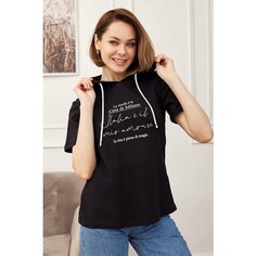 Футболка Lika Dress, размер 60, черный, Черный
