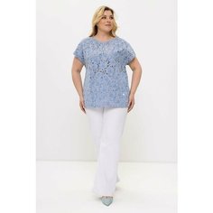 Футболка Lika Dress, 1 шт., размер 58, синий