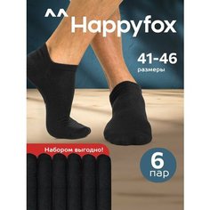 Носки Happyfox для мужчин, размер 29-31, черный