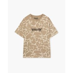 Футболка Gloria Jeans Ready! Steady! Go!, размер 10-12л/146-152, бежевый