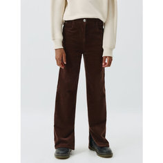 Брюки Sela, размер 134, темно-коричневый