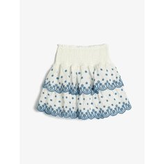 Юбка KOTON, размер 6-7, белый