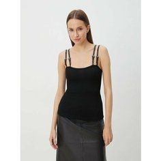 Майка Versace Jeans Couture, размер 40, черный
