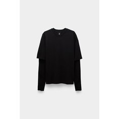 Лонгслив thom/krom sweatshirt m ts 801, размер 54, , чёрный