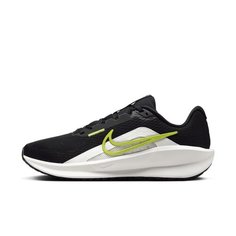 Кроссовки NIKE Downshifter 13, размер 6 US, черный/белый/желтый