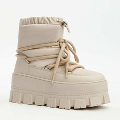 Полусапоги TENDANCE, полнота F (EU)/ на среднюю стопу, размер 40, светло-бежевый