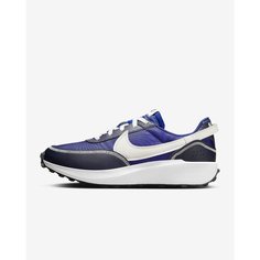 Кроссовки NIKE Waffle Debut SE, размер 10 US, черный/белый/синий