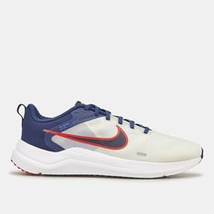Кроссовки NIKE Downshifter 12, размер 7 US, белый/темно-синий