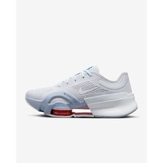 Кроссовки NIKE Zoom SuperRep 4 Next Nature, размер 7 US, серый/голубой/красный