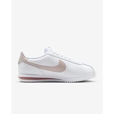 Кроссовки NIKE Cortez, размер 8 US, white/smokey mauve/black/platinum violet