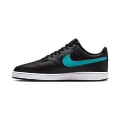 Кроссовки NIKE Court Vision Low, размер 8 US, черный/белый/голубой