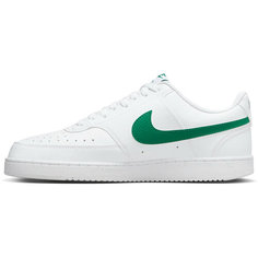 Кеды NIKE Court Vision Low Next Nature, размер 10 US, белый/зеленый