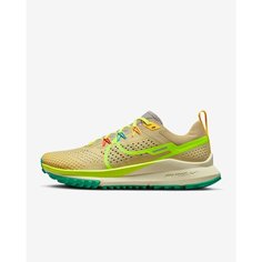 Кроссовки NIKE Pegasus Trail 4, размер 7.5 US, коричневый/зелёный