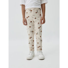 Легинсы Sela x Союзмультфильм, размер 104, кремовый/светлый беж