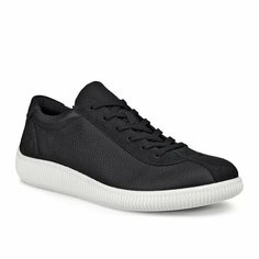 Кеды ecco SOFT ZERO M, полнота F (EU)/ на среднюю стопу, размер 37, черный