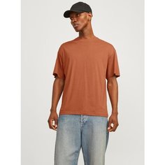 Футболка Jack & Jones PLAIN CREW NECK, размер S, mocha bisque