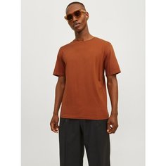 Футболка Jack & Jones PLAIN CREW NECK, размер XL, светло-коричневый