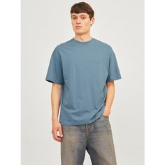 Футболка Jack & Jones PLAIN CREW NECK, размер M, goblin blue