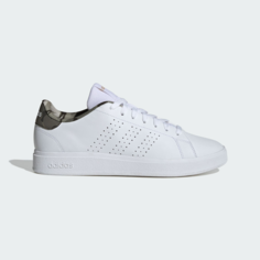 Кроссовки adidas Advantage Base, размер 7 UK, cloud white/cloud white/olive strata