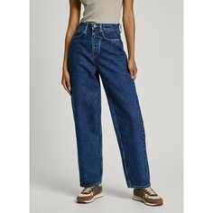 Джинсы широкие Pepe Jeans, размер 30, голубой
