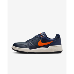 Кроссовки NIKE Full Force Low, размер 10 US, темно-синий/оранжевый