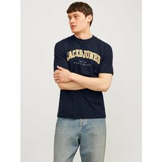 Футболка Jack & Jones, размер XS, темно-синий