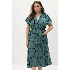 Халат Lika Dress, размер 52, хаки