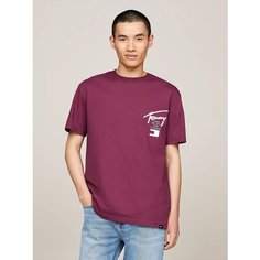 Футболка Tommy Jeans, размер S, фиолетовый