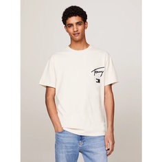Футболка Tommy Jeans, размер XXL, бежевый