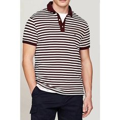 Поло TOMMY HILFIGER 1985, размер L, бордовый