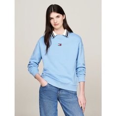 Свитшот Tommy Jeans, размер S, , голубой
