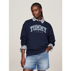 Свитшот Tommy Jeans, размер XS, , темно-синий