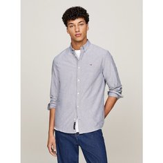 Рубашка Tommy Jeans, размер XXL, темно-синий
