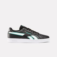Кроссовки Reebok Court Retro, размер 8 US, черный/белый/зеленый