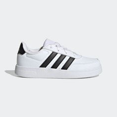 Кроссовки adidas BREAKNET 2.0, размер 3 UK, Cloud White / Core Black / Core Black