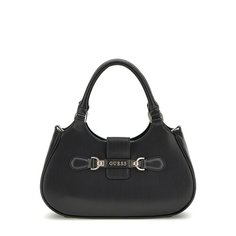 Сумка GUESS, фактура гладкая, черный