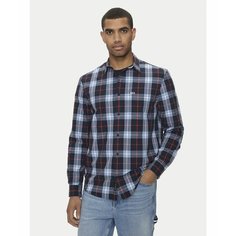 Рубашка Tommy Jeans, размер XXL, темно-синий